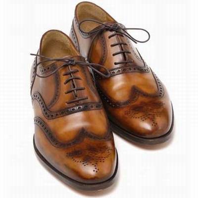 chaussure homme bicolore richelieu